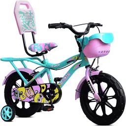 BUDDY KIDS WITH TRAINING WHEELS (SEMI-ASSEMBLED) AGE GROUP 2 - 5 YEARS 14 T (inch) Road Cycle-20