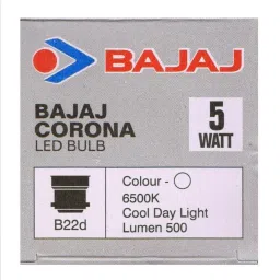 bajaj 5 W Basic Standard B22 LED Bulb image 4