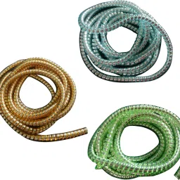 Crysendo Spiral Metallic Finish Cable Cord Cable Protector-image-59