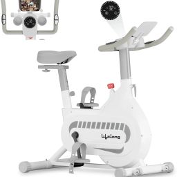 Fit Pro Spin Bike with 8Kg Flywheel| Adjustable Resistance| Heart Rate Sensor Upright Stationary Exercise Bike-16