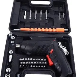 l 47 Pcs Set 4V Li-Ion Battery Power Electric Screwdriver Set l i Screwdriver Cordless Mini Screw Driver l Cordless Drill-13