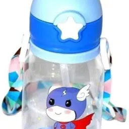 Deer Horn Water Bottle with Strap, Silicone Straw, Leakproof, Unbreakable-25