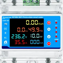 100A Wifi SmartEnergy Voltage Protector Energy Meter Bidirectional Meter voltage Guard-image-76