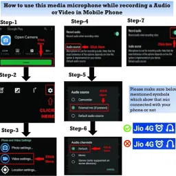 winsumm Media Mic with Triangle logo station for Interview NewsReporting for mobile Microphone image 5