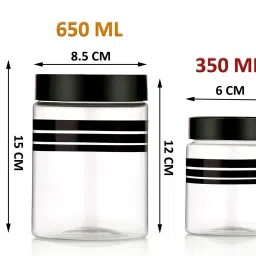 norvium Plastic Grocery Container- 1200 ml, 650 ml, 350 ml, 250 ml image 5