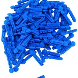 GOXNOR 50 Pcs 30G Round Blood Lancet For Round Lancing Devices Glucometer Lancets-11
