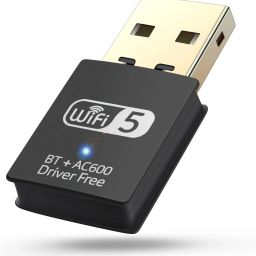 Bkc Bluetooth and WiFi Adapter for Computer USB Adapter-6