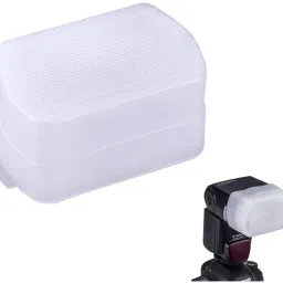 fotokina Omni Reflector for On-Camera or Off-Camera Flash Gun, Flash Cap Bouncer for Speedlight & DSLR Cameras Diffuser-34