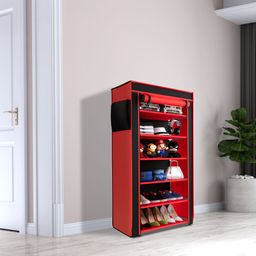 fabura 6 shelfs plastic pipes & cover PP Collapsible Wardrobe-picture-33
