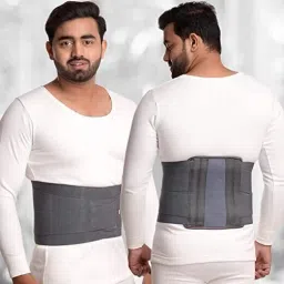 Contoured LS Belt For Lower Back Pain Relief With Dual Adjustable Support Back / Lumbar Support-12