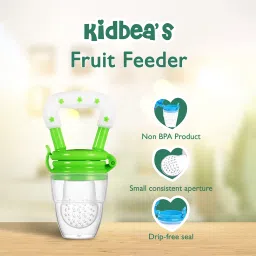 kidbea Silicone Food/Fruit Nibbler with Extra Mesh, Soft Pacifier Feeder image 4