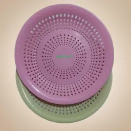 sarthu Plastic Roti Chapati Plate Sandwich Bread Plate Many Purpose for Kitchen Set Tray image 2