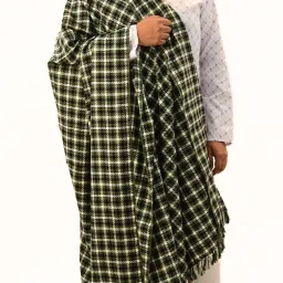 Sprha Wool Checkered Men Shawl-image-64