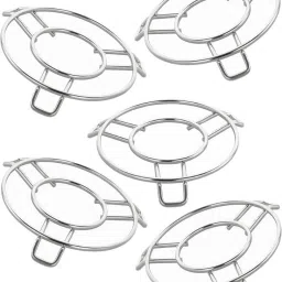 Stainless Steel Steamer Rack | Small Round Trivet Stand for Cooking & Serving Stainless Steel Trivet-20