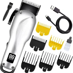 SADF Head High Power Shaver Hair Clipper Men 0mm Baldheaded Hair Clipper Grooming Kit 60 minRuntime 4 Length Settings-12