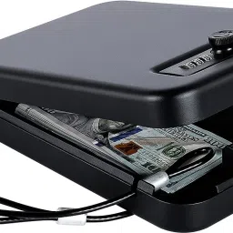 Portable Safe Locker Box with Combination Pin Access Safe Locker-48
