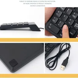 Ever Forever USB 2.0 Wired Numeric Keypad for Laptop Tablet Desktop Wired Number Pad image 4