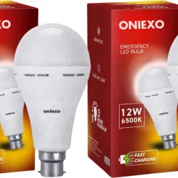 ONIEXO Charging Emergency Light Bulb with 2600mAh Battery for Home, Tent, Camp, etc Smart Bulb-image-49