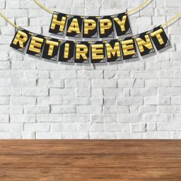 Happy Retirement Banner, Retirement Party Decorations ( Happy Retirement) Banner-image-15