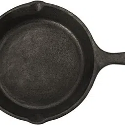 Rock Tawa PAN Pre-Seasoned Cast Iron Skillet Fry Pan 17.3 cm diameter 1.1 L capacity-10