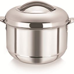 Stainless Steel Solid Casserole-Silver, Thermoware Casserole-image-7