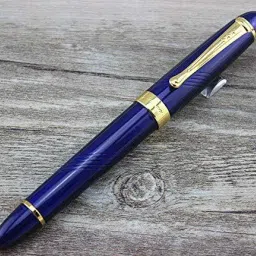 X450 Spiral Deep blue Fp-14 X450 Luxury Spiral Deep Blue color, Fountain Pen 18KGP Nib New Fountain Pen-image-74