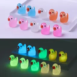 chocozone Pack of 30 Luminous Duck Miniatures Decor-picture-8