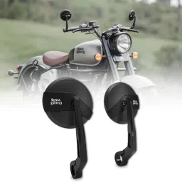Manual Rear View Mirror For Royal Enfield Universal For Bike-2