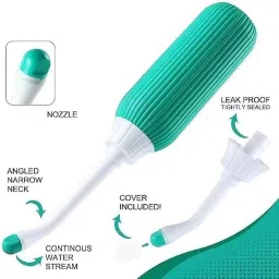 Portable bidet, Jet Spray for Toilet | Retractable, 2 angled Nozzles ND317 Manual Bidets-image-4