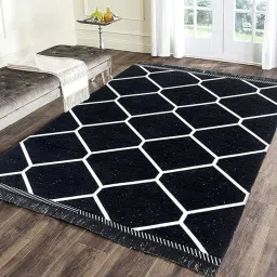 Black Chenille, Velvet Carpet-image-5