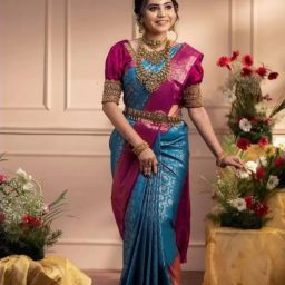 Woven, Self Design Banarasi Silk Blend, Pure Silk Saree-image-31