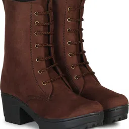 ishransh Casual Calf Long Boots For Women-picture-3