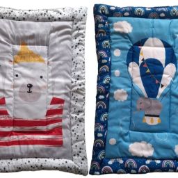 New Born Baby Mattress Godari, Baby Bed Mattress, | Multi-Color | Pack of 2-image-47