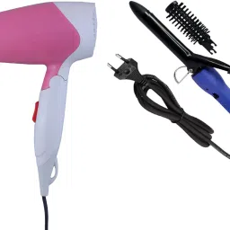 Nirvani 1270 Professional Hair Dryer, 1400W, AIO-16B Trendy Hair Curler Comb,Multicolor Personal Care Appliance Combo-8