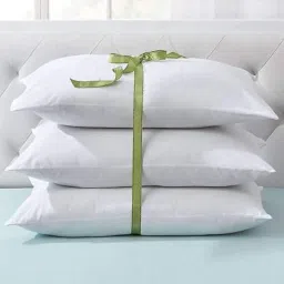 LUXORY Microfibre Solid Sleeping Pillow Pack of 3-7