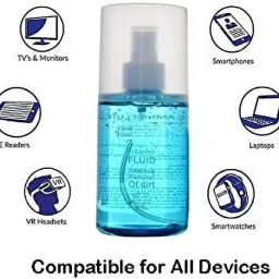 Kizma Multi-Purpose LCD Cleaning Kit (Pack 2 : 200ML/EACH), for Computers, Gaming, Laptops, Mobiles-15