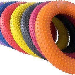Rubber Ring Multicolour Pack of 3 Rubber Tennikoit Ring-image-3