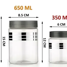 norvium Plastic Grocery Container- 1200 ml, 650 ml, 350 ml, 250 ml image 5