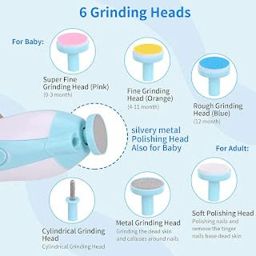 Baby Nail Trimmer File with Light Battery Operated Safe Nail Clippers Kit W389-picture-22