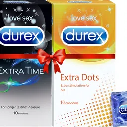 durex Extra Dots 10s, Extra Time 10s Pleasure Packs Condom-picture-41
