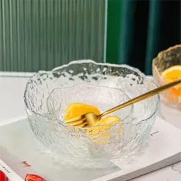 Glass Serving Bowl for Serving Fruit Salad and Food (350 and 650 ML)-image-43
