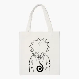 White Men & Women Tote Naruto Anime Print Tote Bag for Men and Women-image-11