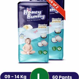 Baby Diaper Pants|Extra Soft with bubble top sheet|12 Hour protection - L - L-image-47