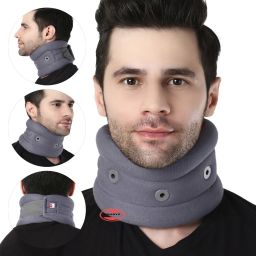 ULTRA soft cervical coller neck pain relief L GREY Neck Support-image-38