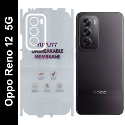 yuvu77 Back Screen Guard for oppo Reno 12 5G, Membrane 360 coverage-image-36
