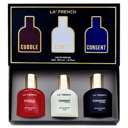 La French C Series Set of 3 EDP Perfume - Cuddle-Commit-Consent - 30ml Each-17