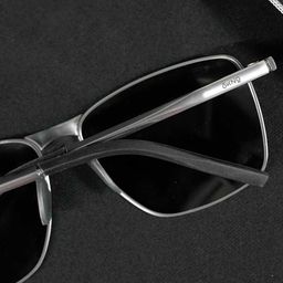 Eyewearlabs Lens & Rectangle Sunglasses With Polarised Lens CSilverSurferSC1EL1080 image 3