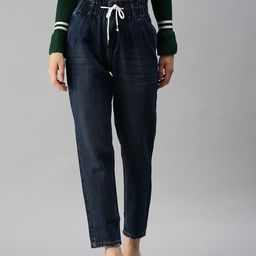 SHOWOFF Women Blue High-Rise Jeans-picture-6