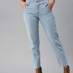 SHOWOFF Women Blue High-Rise Jeans-image-91