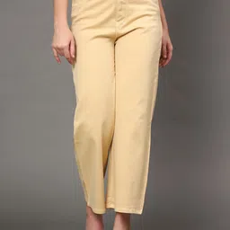 AngelFab Women Jean Relaxed Fit High-Rise Cotton Coloured Jeans-image-91